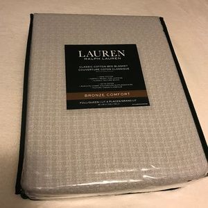 Lauren Ralph Lauren Bedding - Ralph Lauren Classic Cotton Full Queen Blanket Lauren Ralph Lauren Bedding - Ralph Lauren Classic Cotton Full Queen Blanket